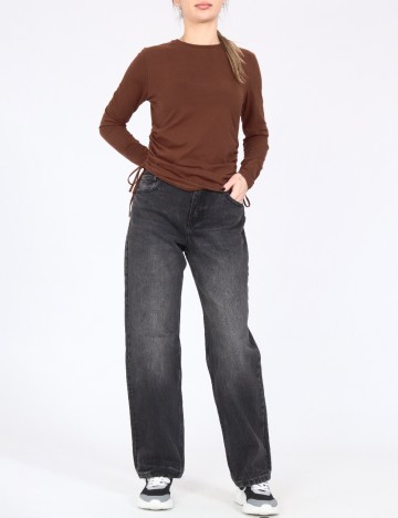 Bluza Threadbare, maro