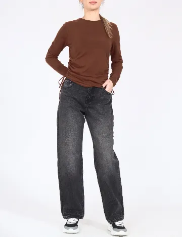 Bluza Threadbare, maro