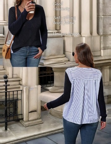 Bluza SHEIN CURVE, bleumarin