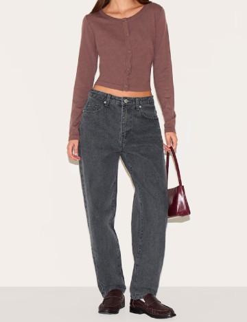 Blugi PrettyLittleThing, gri