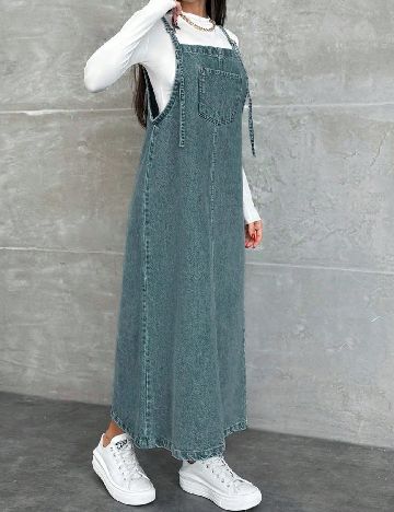 Rochie lunga SHEIN, albastru