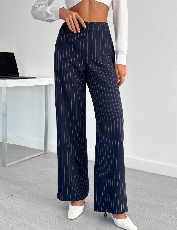 Pantaloni SHEIN, bleumarin