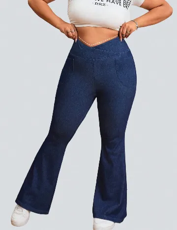 Blugi SHEIN CURVE, albastru