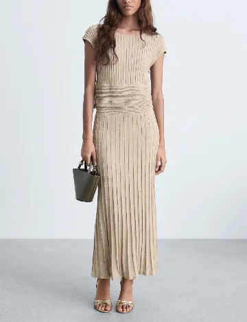 Rochie lunga Mango, bej