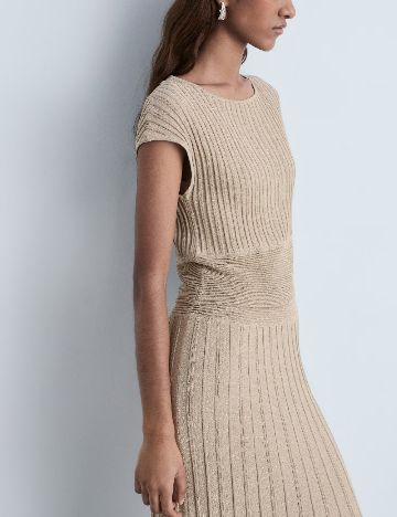 Rochie lunga Mango, bej