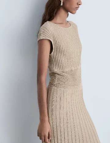 Rochie lunga Mango, bej