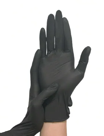 Set manusi de unica folosinta, 50 bucati SHEIN, negru