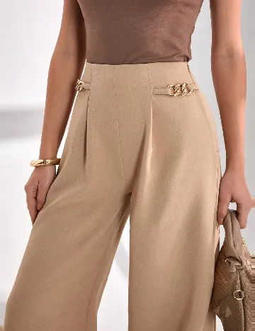 Pantaloni SHEIN, maro