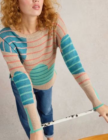 Bluza White Stuff, mix culori