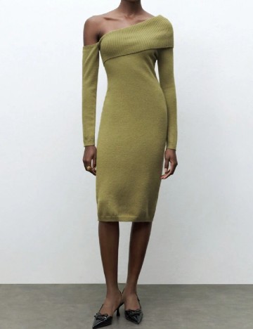 Rochie medie SHEIN, verde