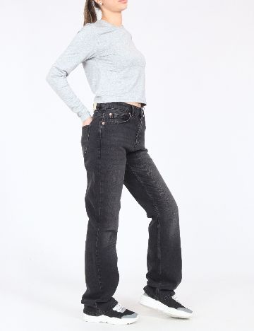 Blugi Stradivarius, negru