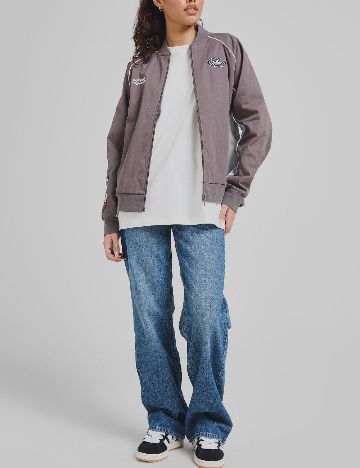 Jacheta Adidas, gri inchis