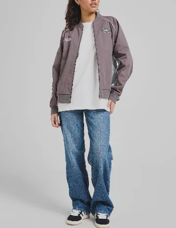 Jacheta Adidas, gri inchis