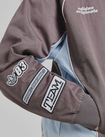 Jacheta Adidas, gri inchis