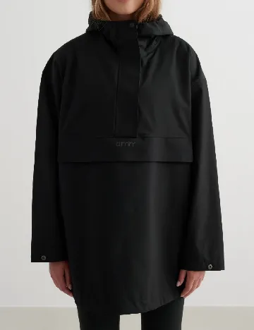 Geaca impermeabila oversize Aimn, negru