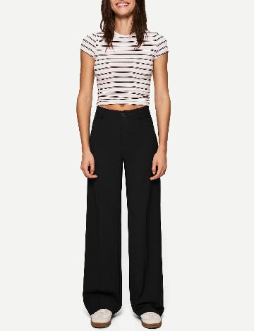 Pantaloni Bershka, negru