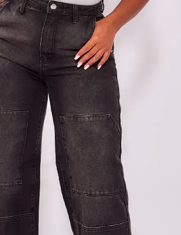 Blugi PrettyLittleThing, negru