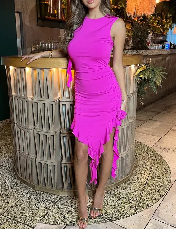 Rochie scurta AX Paris, roz