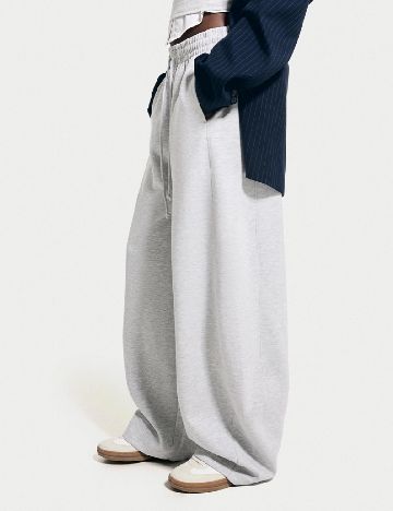 Pantaloni Bershka, gri