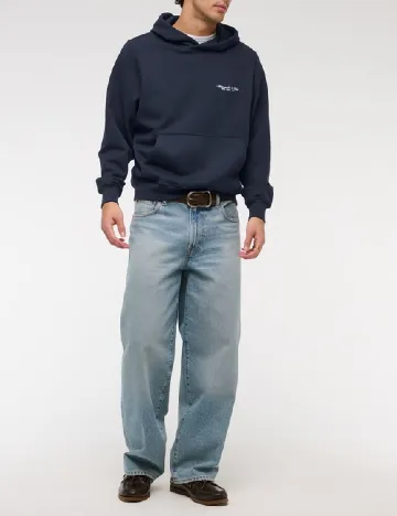 Hanorac Abercrombie&Fitch, bleumarin