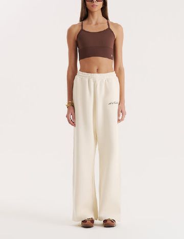 Pantaloni 4TH&Reckless, ecru