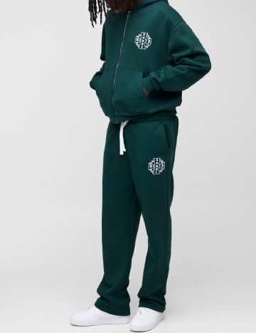 Pantaloni Boohoo MAN, verde