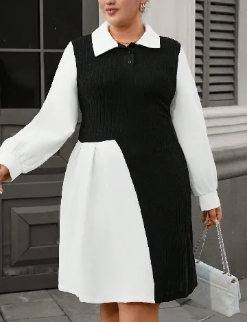 Rochie scurta SHEIN CURVE, negru