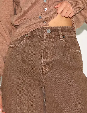 Blugi PrettyLittleThing, maro