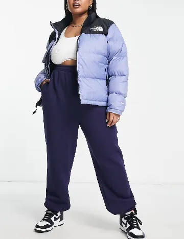 Geaca The North Face Plus Size, albastru/negru