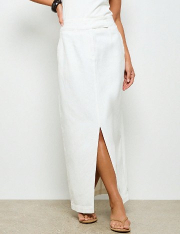 Fusta SHEIN, alb
