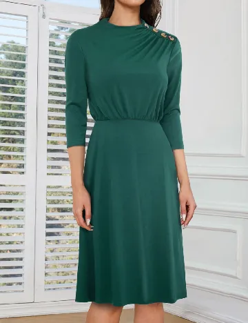 Rochie medie SHEIN, verde
