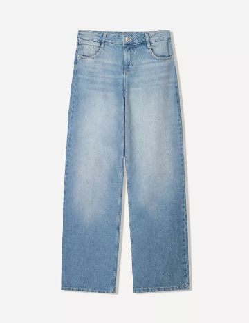 Blugi Bershka, albastru