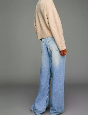 Blugi Bershka, albastru