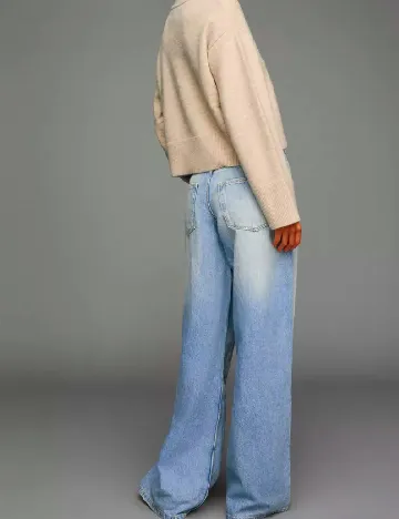 Blugi Bershka, albastru