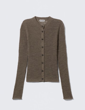 Bluza Weekday, maro deschis