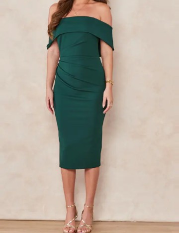 Rochie medie Edie B., verde