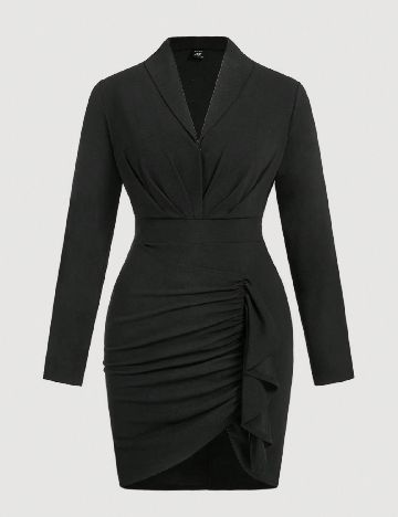 Rochie scurta SHEIN CURVE, negru
