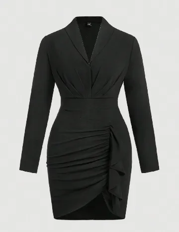 Rochie scurta SHEIN CURVE, negru