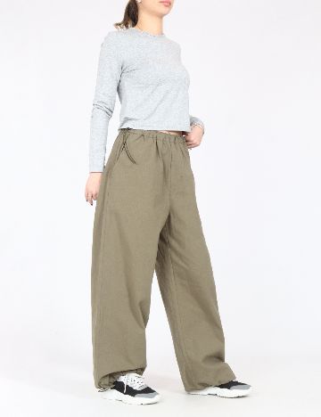 Pantaloni Sixth June, verde