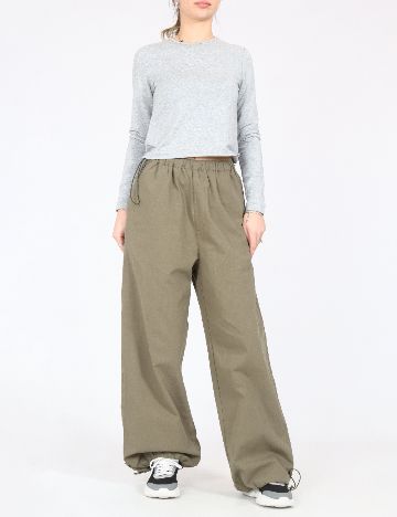 Pantaloni Sixth June, verde