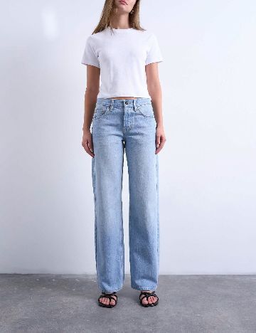 Blugi Top Shop, albastru