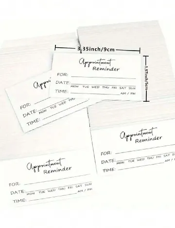 Set carduri  SHEIN, alb