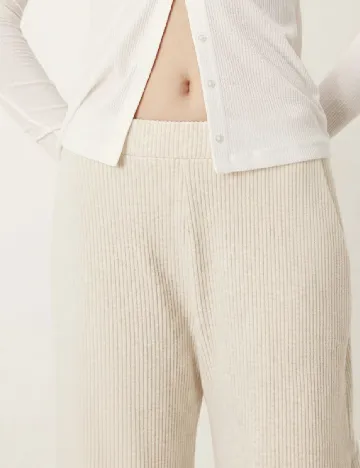 Pantaloni Abercrombie&Fitch, ecru