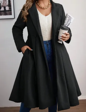 Palton SHEIN CURVE, negru