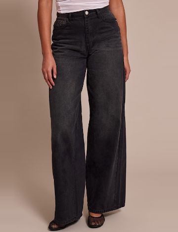 Blugi PrettyLittleThing, negru