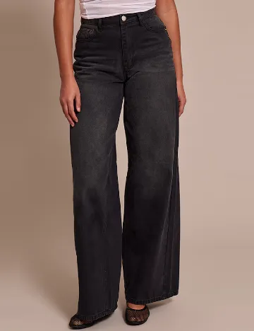 Blugi PrettyLittleThing, negru