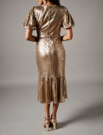 Rochie medie Coast, auriu