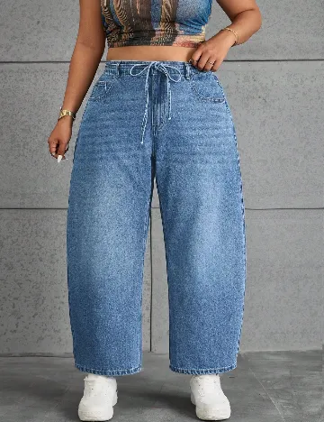 Blugi SHEIN CURVE, albastru