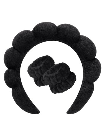 Set coronita si accesorii pentru incheieturi SHEIN, negru