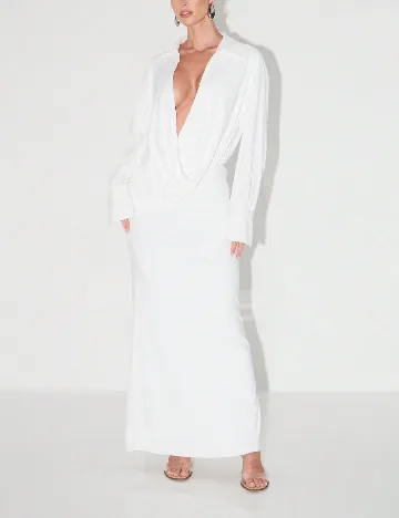 Rochie lunga SHEIN, alb